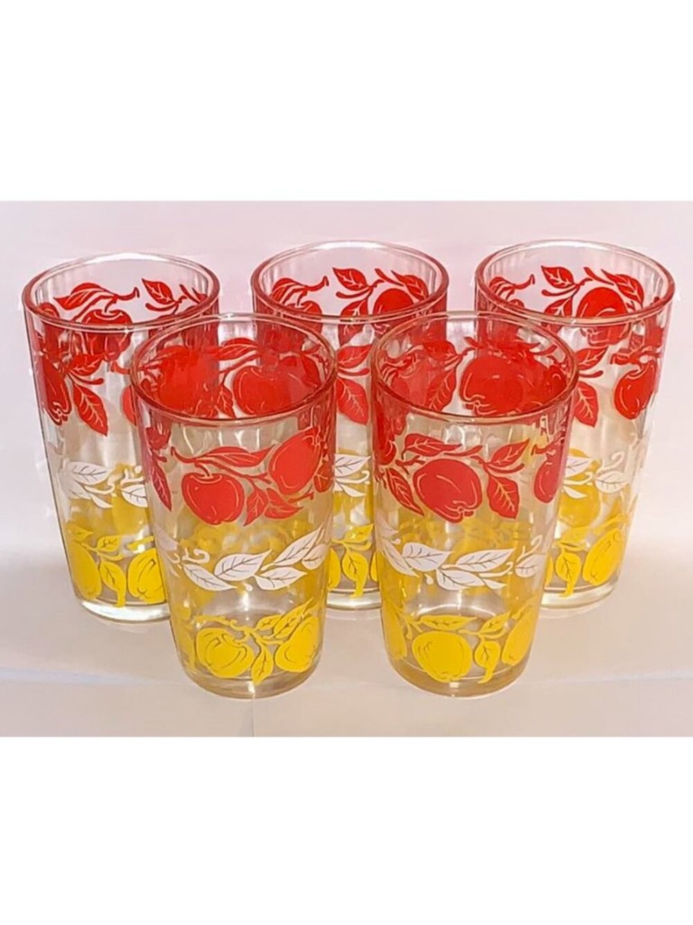 Vintage Hazel Atlas Juice Glasses (Set of 5)
